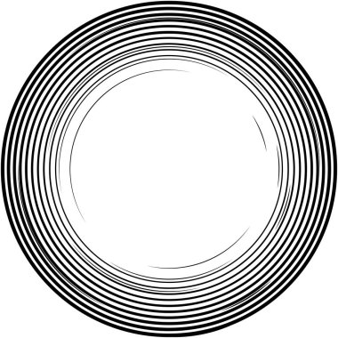 Soyut sarmal, girdap, dönme vektörü örtüşüyor. Volute, helix, koklear vertigo dairesel, geometrik çizim. Soyut çember