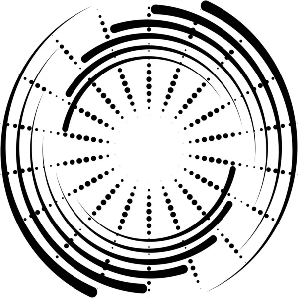 Överlagring Abstrakt Spiral Virvel Virvel Vektor Volute Helix Cochlear Vertigo — Stock vektor