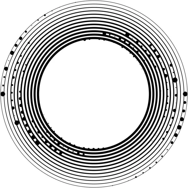 Abstracte Spiraal Draaikolk Wervelvector Voluut Helix Cochleaire Vertigo Cirkelvormig Geometrische — Stockvector