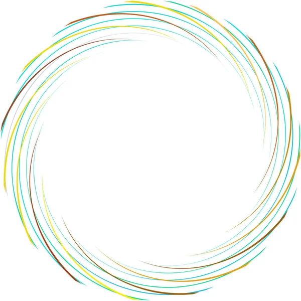 Sovrapposizione Astratta Spirale Vortice Vettore Vortice Voluta Elica Vertigini Cocleari — Vettoriale Stock