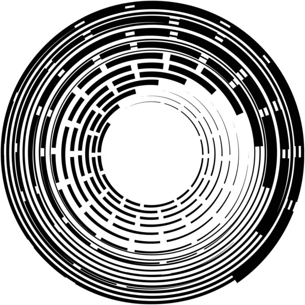 Sovrapposizione Astratta Spirale Vortice Vettore Vortice Voluta Elica Vertigini Cocleari — Vettoriale Stock