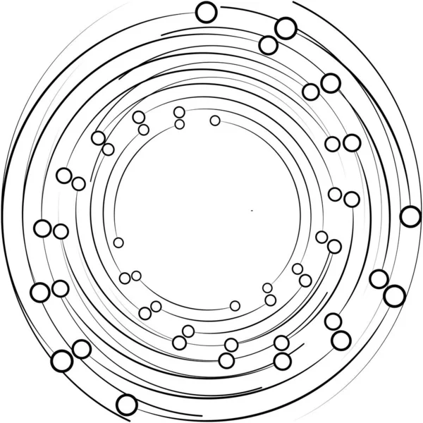 Überlagerung Abstrakter Spirale Wirbel Wirbelvektor Volute Helix Cochlea Schwindel Kreisförmig — Stockvektor