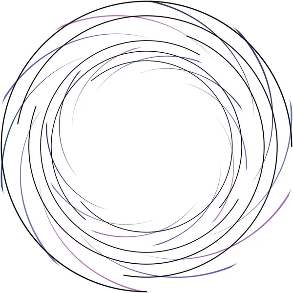 Espiral Abstracta Superpuesta Remolino Vector Giro Voluta Hélice Vértigo Coclear — Archivo Imágenes Vectoriales