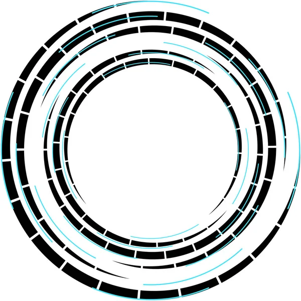 重叠抽象螺旋体 涡旋体 涡旋体向量 螺旋体 耳蜗眩晕 几何图解 摘要圈 — 图库矢量图片