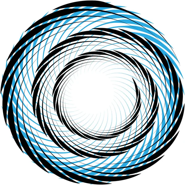 Накладывается Абстрактный Спиральный Вихревой Вихревой Вектор Объемная Эластичная Головокружительная Геометрическая — стоковый вектор