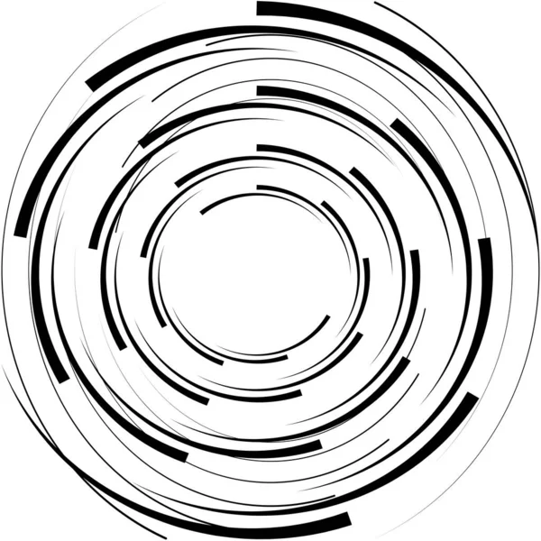 Superposition Abstraite Spirale Tourbillon Vecteur Tourbillon Volute Hélice Vertige Cochléaire — Image vectorielle