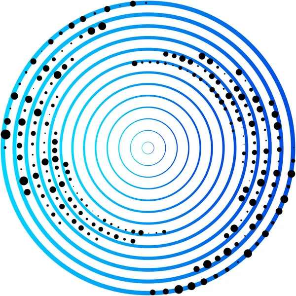 Sobreposição Abstrato Espiral Redemoinho Twirl Vetor Voluta Hélice Vertigem Coclear — Vetor de Stock