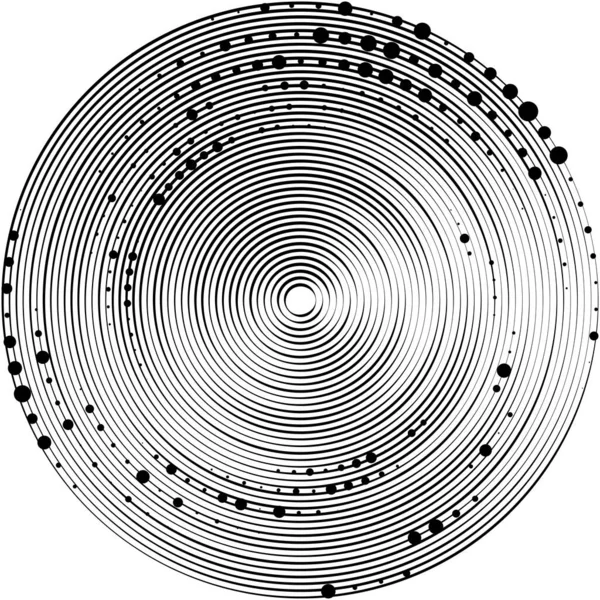 Espiral Abstracta Superpuesta Remolino Vector Giro Voluta Hélice Vértigo Coclear — Archivo Imágenes Vectoriales