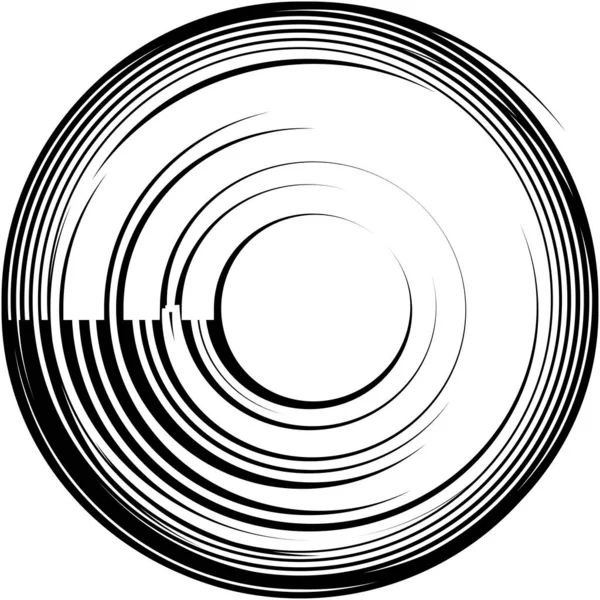 Espiral Abstracta Superpuesta Remolino Vector Giro Voluta Hélice Vértigo Coclear — Archivo Imágenes Vectoriales