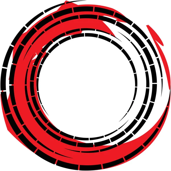 Sovrapposizione Astratta Spirale Vortice Vettore Vortice Voluta Elica Vertigini Cocleari — Vettoriale Stock