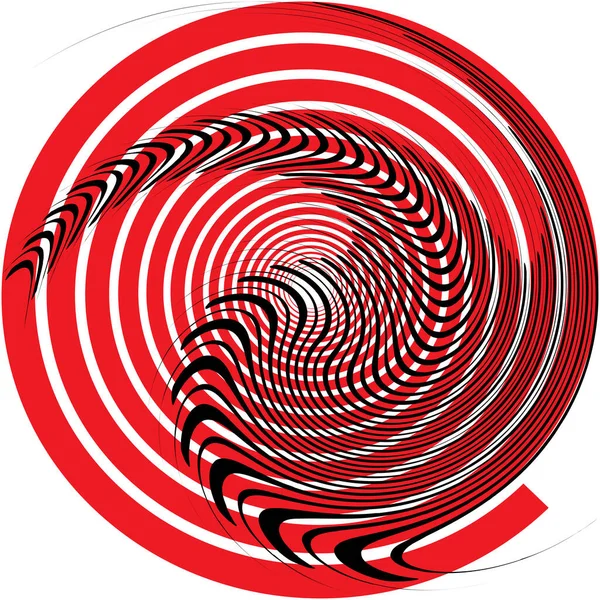 Overlaying Abstract Spiral Swirl Twirl Vector Volute Helix Cochlear Vertigo — Stock Vector