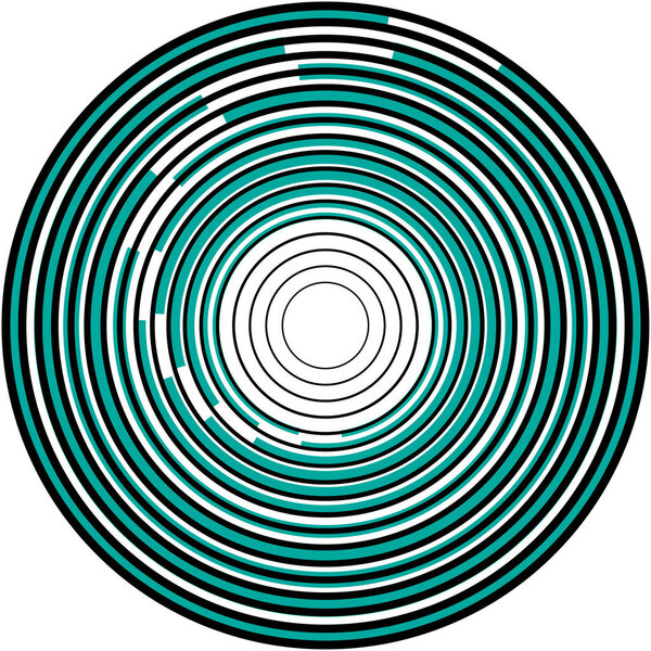 Overlaying abstract Spiral, Swirl, Twirl vector. Volute, helix, cochlear vertigo circular, geometric illustration. Abstract circle