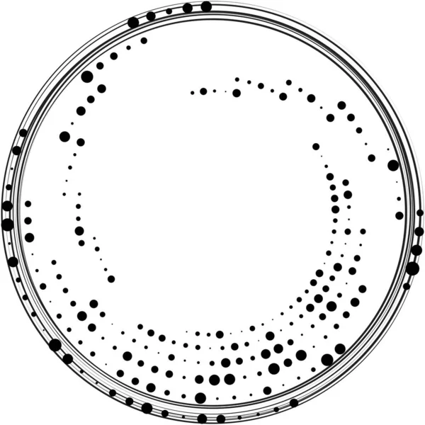 抽象的なスパイラル 渦巻き ツイルベクトルを上書きします ヴォリュート らせん 人工内耳のめまいの円形 幾何学的なイラスト 概要円 — ストックベクタ
