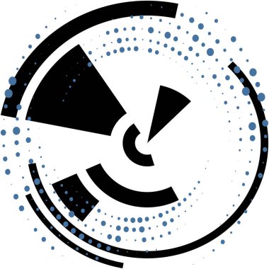 Soyut sarmal, girdap, dönme vektörü örtüşüyor. Volute, helix, koklear vertigo dairesel, geometrik çizim. Soyut çember