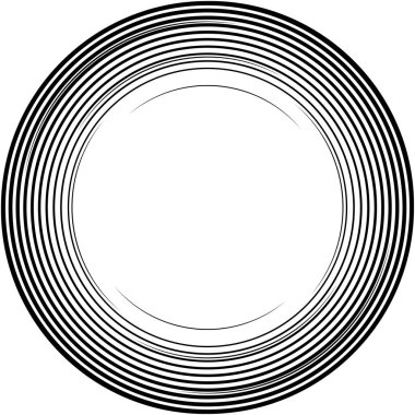 Soyut sarmal, girdap, dönme vektörü örtüşüyor. Volute, helix, koklear vertigo dairesel, geometrik çizim. Soyut çember
