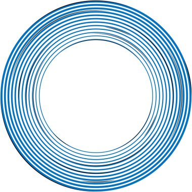 Soyut sarmal, girdap, dönme vektörü örtüşüyor. Volute, helix, koklear vertigo dairesel, geometrik çizim. Soyut çember
