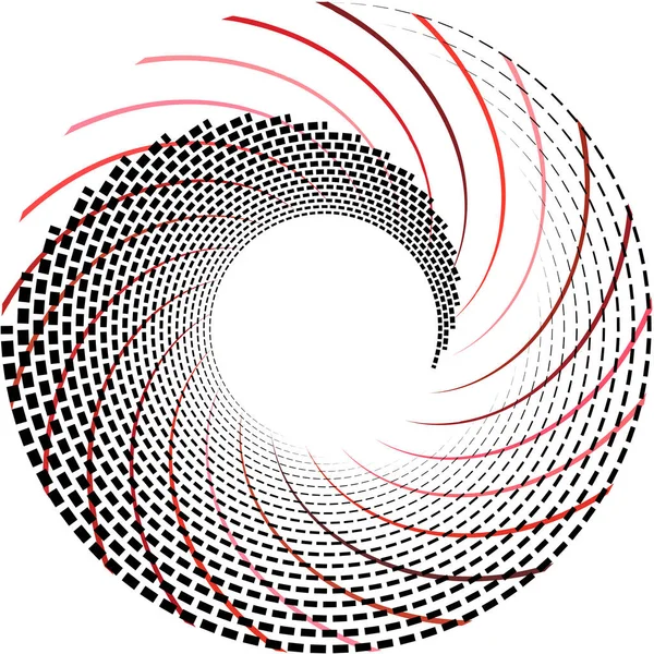 Superposition Abstraite Spirale Tourbillon Vecteur Tourbillon Volute Hélice Vertige Cochléaire — Image vectorielle