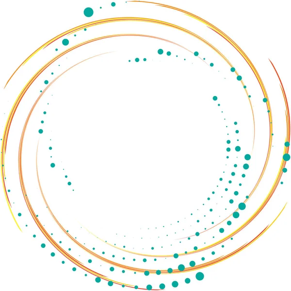 Espiral Abstracta Superpuesta Remolino Vector Giro Voluta Hélice Vértigo Coclear — Vector de stock