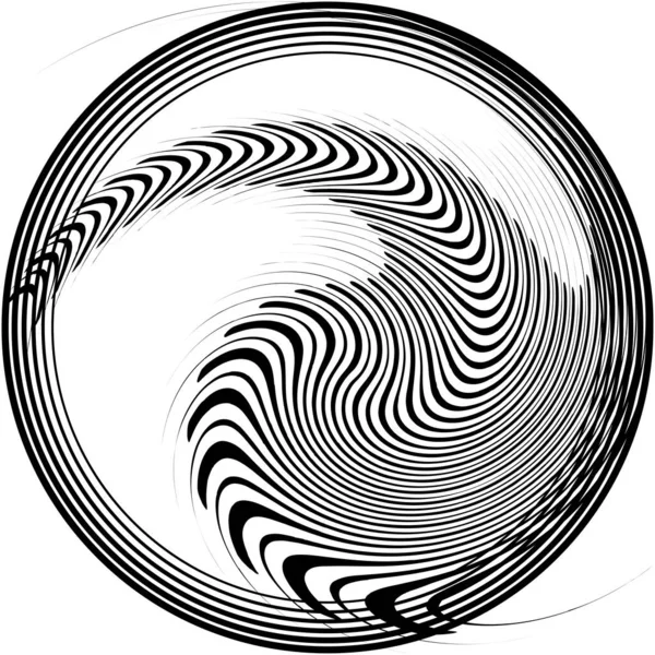 Espiral Abstracta Superpuesta Remolino Vector Giro Voluta Hélice Vértigo Coclear — Archivo Imágenes Vectoriales