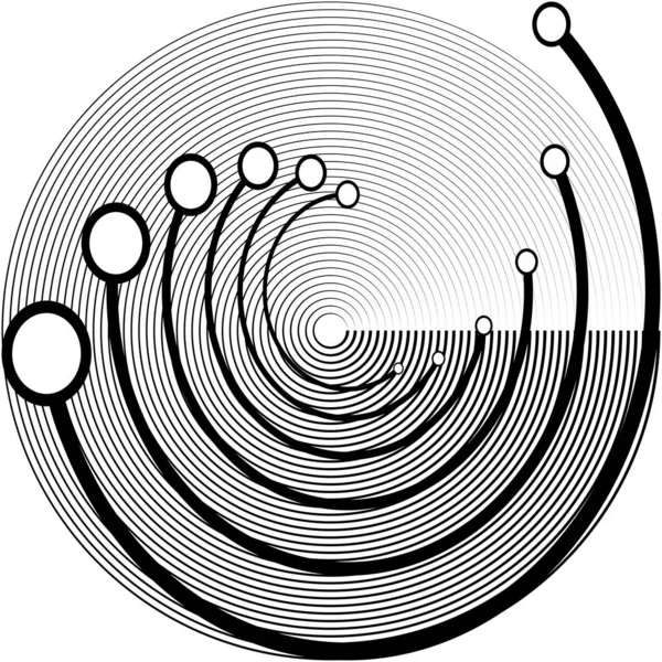 Перекриття Абстрактного Спірального Свірла Вектора Твірла Volute Helix Cochlear Vertigo — стоковий вектор