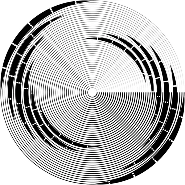 Überlagerung Abstrakter Spirale Wirbel Wirbelvektor Volute Helix Cochlea Schwindel Kreisförmig — Stockvektor