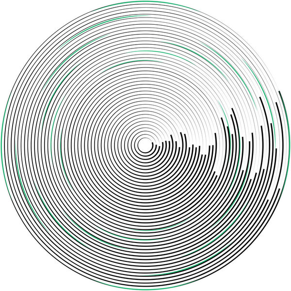 Overlaying abstract Spiral, Swirl, Twirl vector. Volute, helix, cochlear vertigo circular, geometric illustration. Abstract circle