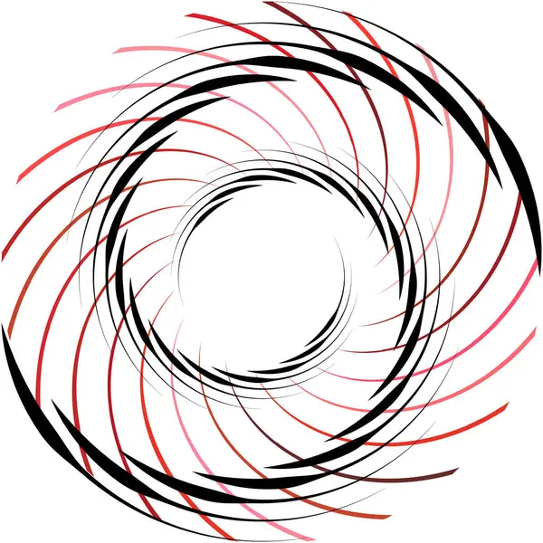 Sovrapposizione Astratta Spirale Vortice Vettore Vortice Voluta Elica Vertigini Cocleari — Vettoriale Stock