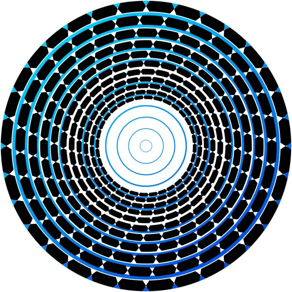 Espiral Abstracta Superpuesta Remolino Vector Giro Voluta Hélice Vértigo Coclear — Archivo Imágenes Vectoriales