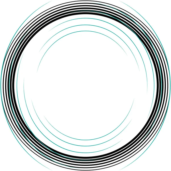 Sovrapposizione Astratta Spirale Vortice Vettore Vortice Voluta Elica Vertigini Cocleari — Vettoriale Stock