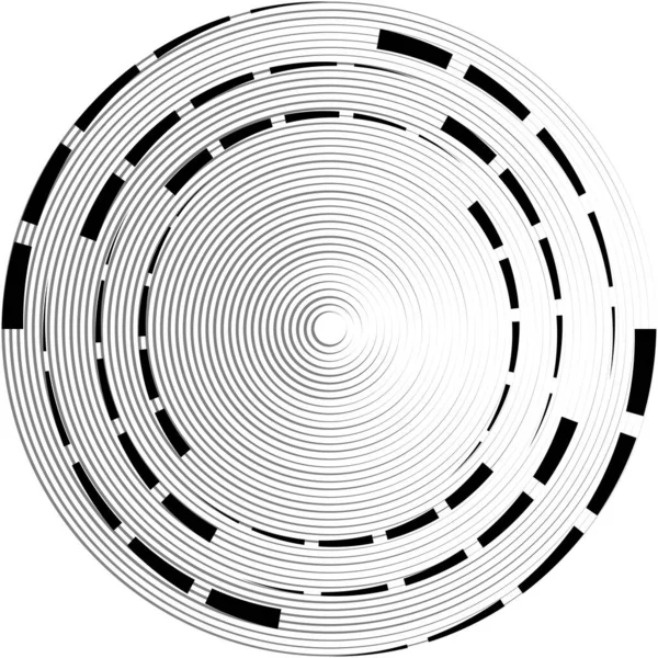 Sovrapposizione Astratta Spirale Vortice Vettore Vortice Voluta Elica Vertigini Cocleari — Vettoriale Stock