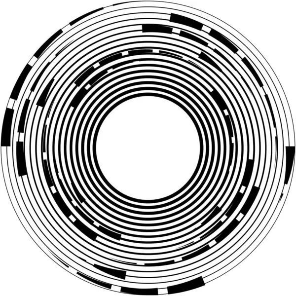 Espiral Abstracta Superpuesta Remolino Vector Giro Voluta Hélice Vértigo Coclear — Archivo Imágenes Vectoriales