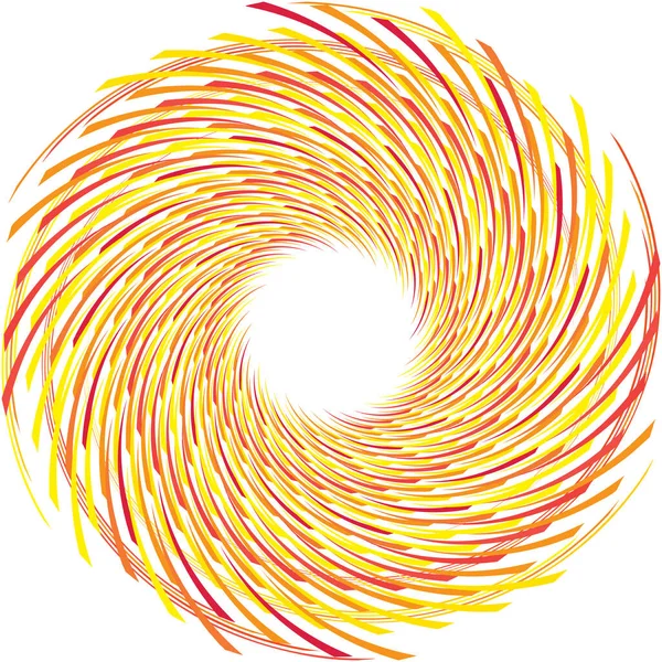 Overlaying Abstract Spiral Swirl Twirl Vector Volute Helix Cochlear Vertigo — Stock Vector