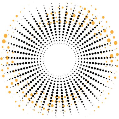 Soyut sarmal, girdap, dönme vektörü örtüşüyor. Volute, helix, koklear vertigo dairesel, geometrik çizim. Soyut çember