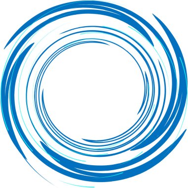 Soyut sarmal, girdap, dönme vektörü örtüşüyor. Volute, helix, koklear vertigo dairesel, geometrik çizim. Soyut çember
