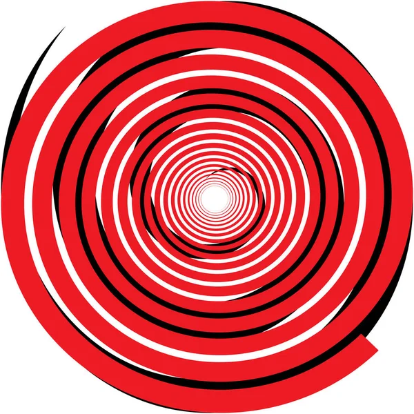 Sovrapposizione Astratta Spirale Vortice Vettore Vortice Voluta Elica Vertigini Cocleari — Vettoriale Stock