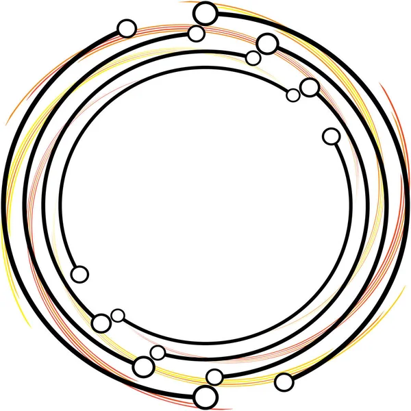 Sovrapposizione Astratta Spirale Vortice Vettore Vortice Voluta Elica Vertigini Cocleari — Vettoriale Stock