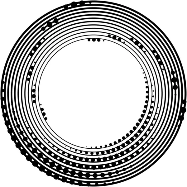 Sovrapposizione Astratta Spirale Vortice Vettore Vortice Voluta Elica Vertigini Cocleari — Vettoriale Stock