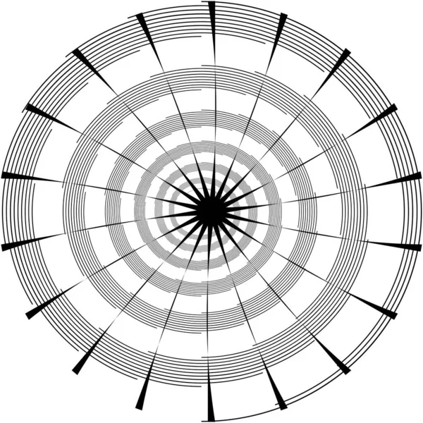 Överlagring Abstrakt Spiral Virvel Virvel Vektor Volute Helix Cochlear Vertigo — Stock vektor