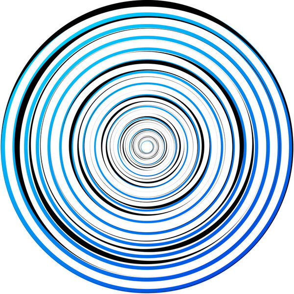 Overlaying abstract Spiral, Swirl, Twirl vector. Volute, helix, cochlear vertigo circular, geometric illustration. Abstract circle