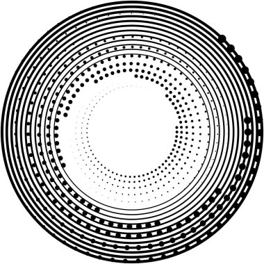 Soyut sarmal, girdap, dönme vektörü örtüşüyor. Volute, helix, koklear vertigo dairesel, geometrik çizim. Soyut çember