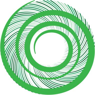 Soyut sarmal, girdap, dönme vektörü örtüşüyor. Volute, helix, koklear vertigo dairesel, geometrik çizim. Soyut çember