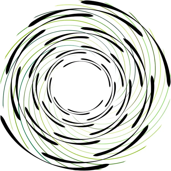 Espiral Abstracta Superpuesta Remolino Vector Giro Voluta Hélice Vértigo Coclear — Vector de stock