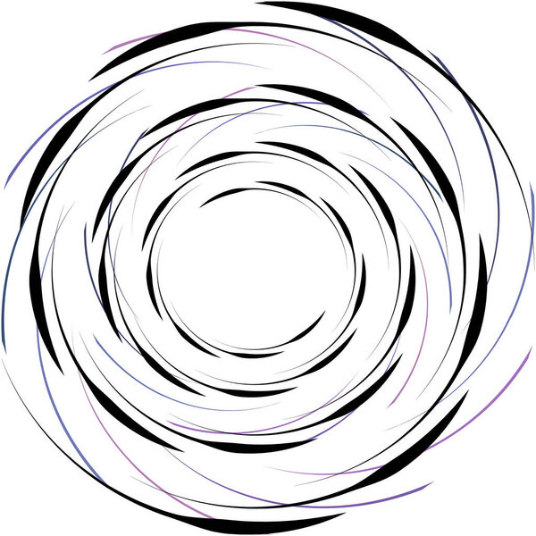 Overlaying abstract Spiral, Swirl, Twirl vector. Volute, helix, cochlear vertigo circular, geometric illustration. Abstract circle