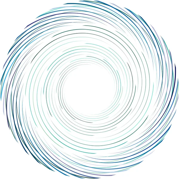 Sobreposição Abstrato Espiral Redemoinho Twirl Vetor Voluta Hélice Vertigem Coclear — Vetor de Stock