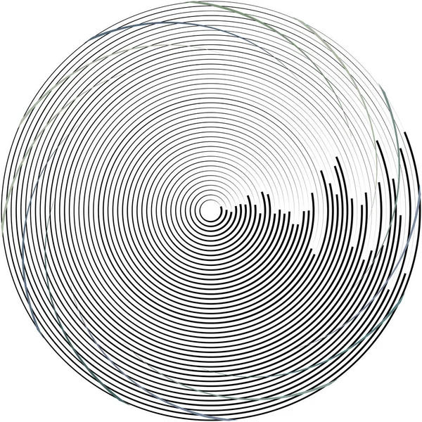 Espiral Abstracta Superpuesta Remolino Vector Giro Voluta Hélice Vértigo Coclear — Archivo Imágenes Vectoriales