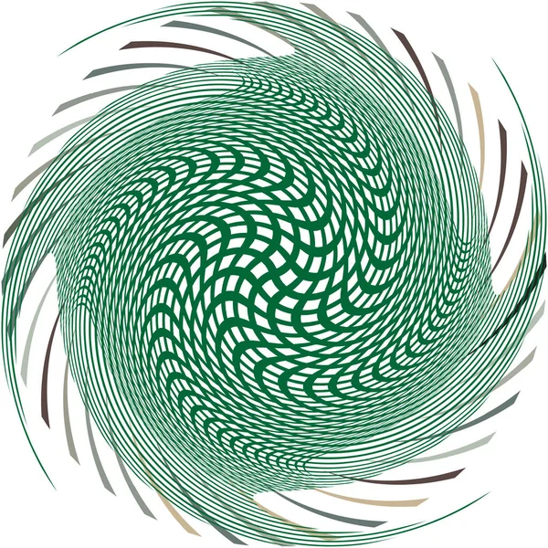 Espiral Abstracta Superpuesta Remolino Vector Giro Voluta Hélice Vértigo Coclear — Vector de stock