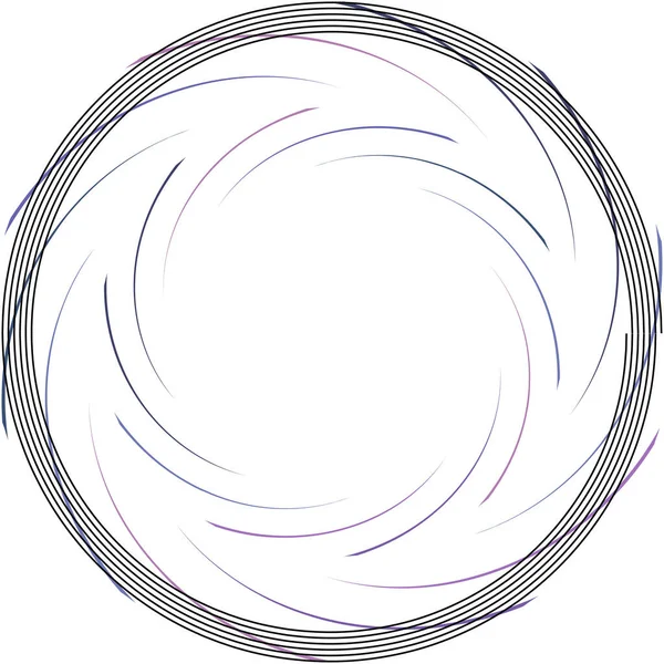 Überlagerung Abstrakter Spirale Wirbel Wirbelvektor Volute Helix Cochlea Schwindel Kreisförmig — Stockvektor