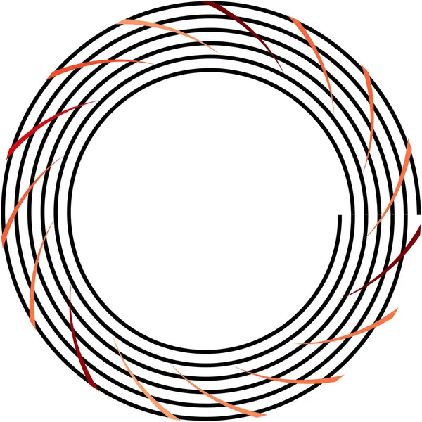 Espiral Abstracta Superpuesta Remolino Vector Giro Voluta Hélice Vértigo Coclear — Archivo Imágenes Vectoriales