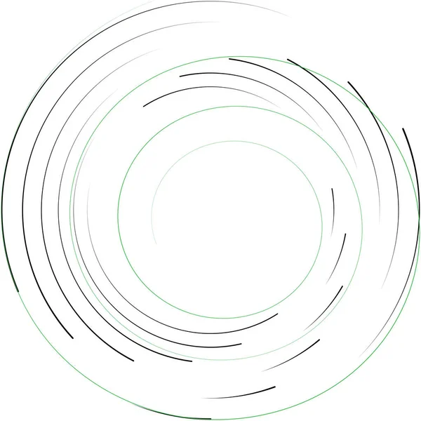 Sobreposição Abstrato Espiral Redemoinho Twirl Vetor Voluta Hélice Vertigem Coclear — Vetor de Stock