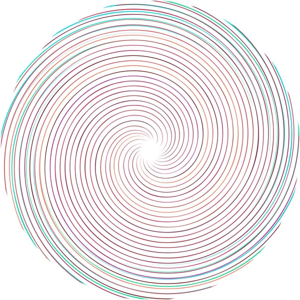 Überlagerung Abstrakter Spirale Wirbel Wirbelvektor Volute Helix Cochlea Schwindel Kreisförmig — Stockvektor